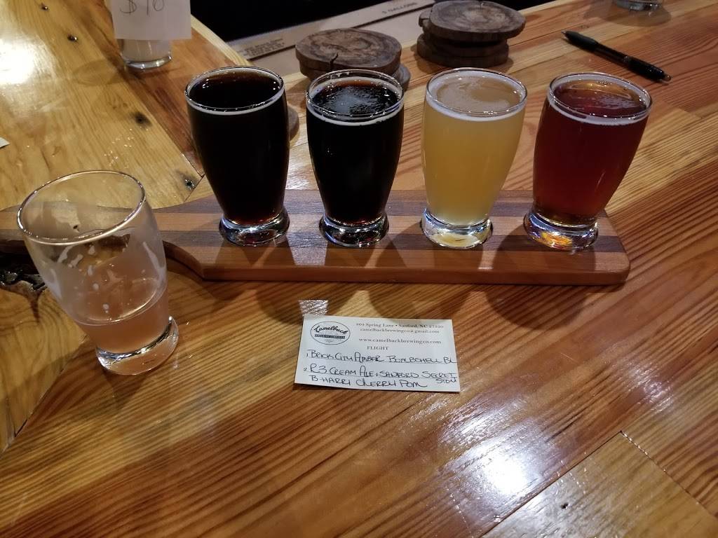 Camelback Brewing Company | restaurant | 804 Spring Ln, Sanford, NC 27330, USA | 9192922244 OR +1 919-292-2244