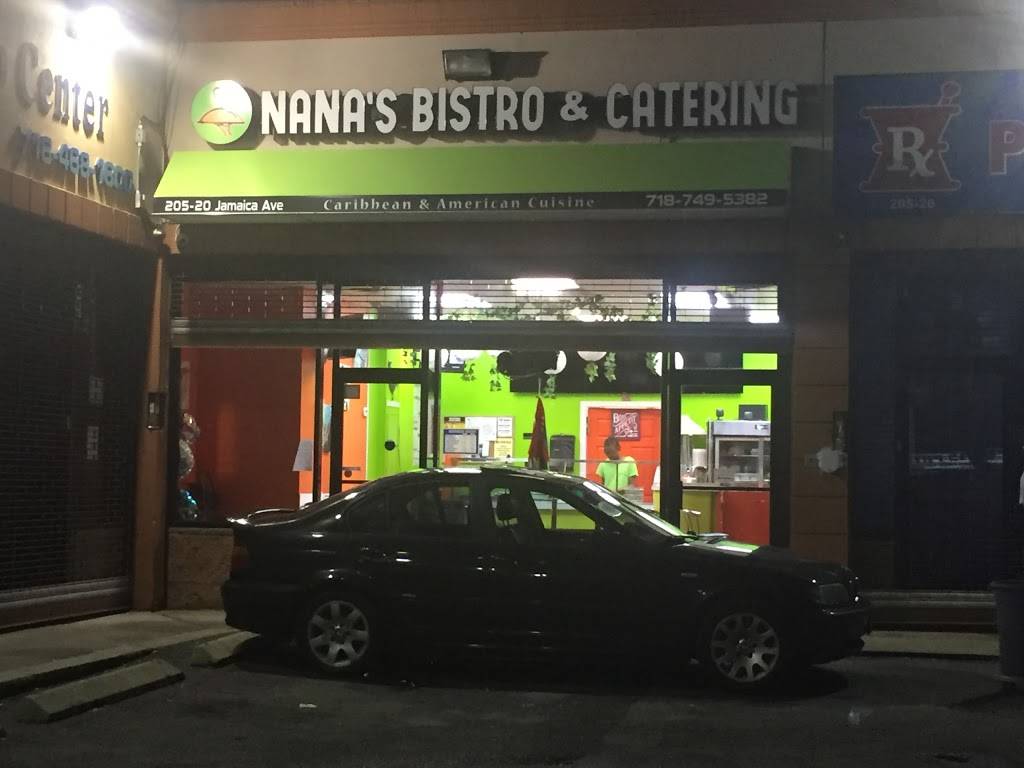 Nanas Bistro and Catering | restaurant | 205-20 Jamaica Ave, Hollis, NY 11423, USA | 7187495382 OR +1 718-749-5382