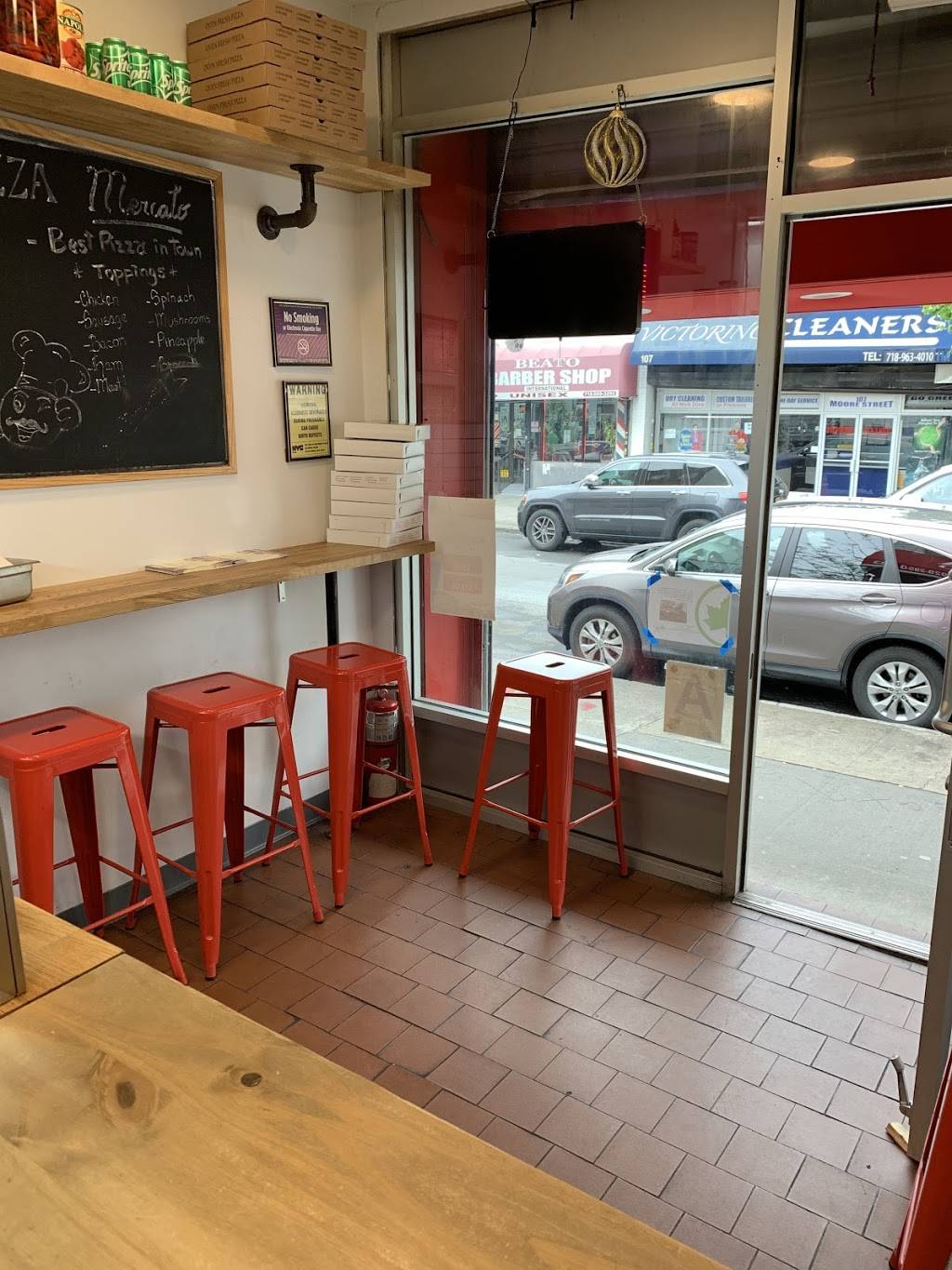 Gonzalez’s & Son’s Pizza | restaurant | 106 Moore St, Brooklyn, NY 11206, USA | 9292980299 OR +1 929-298-0299