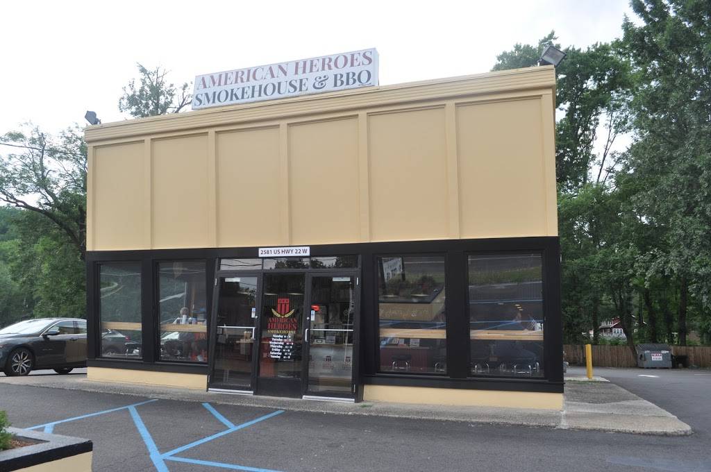 American Heroes Smokehouse | restaurant | 2581 US-22, Scotch Plains, NJ 07076, USA | 9082282808 OR +1 908-228-2808