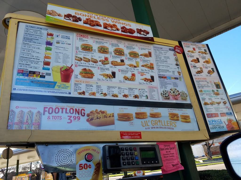 Sonic Drive-In | restaurant | 804 W Stassney Ln, Austin, TX 78745, USA | 5124449519 OR +1 512-444-9519