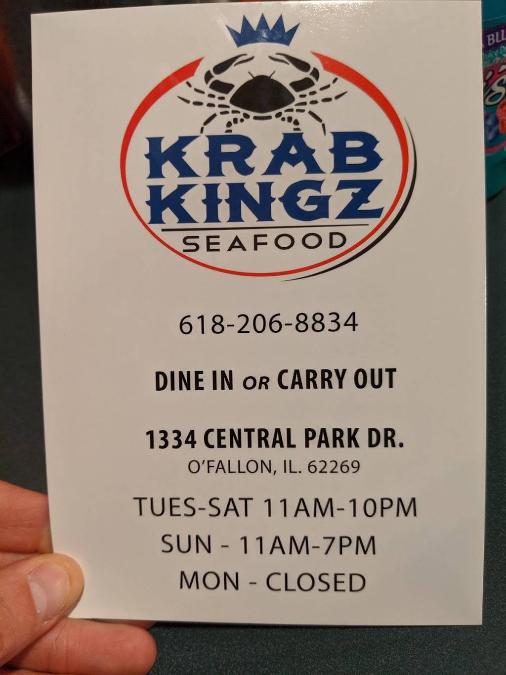 Krab Kingz | restaurant | 1334 Central Park Dr, OFallon, IL 62269, USA | 6182068834 OR +1 618-206-8834
