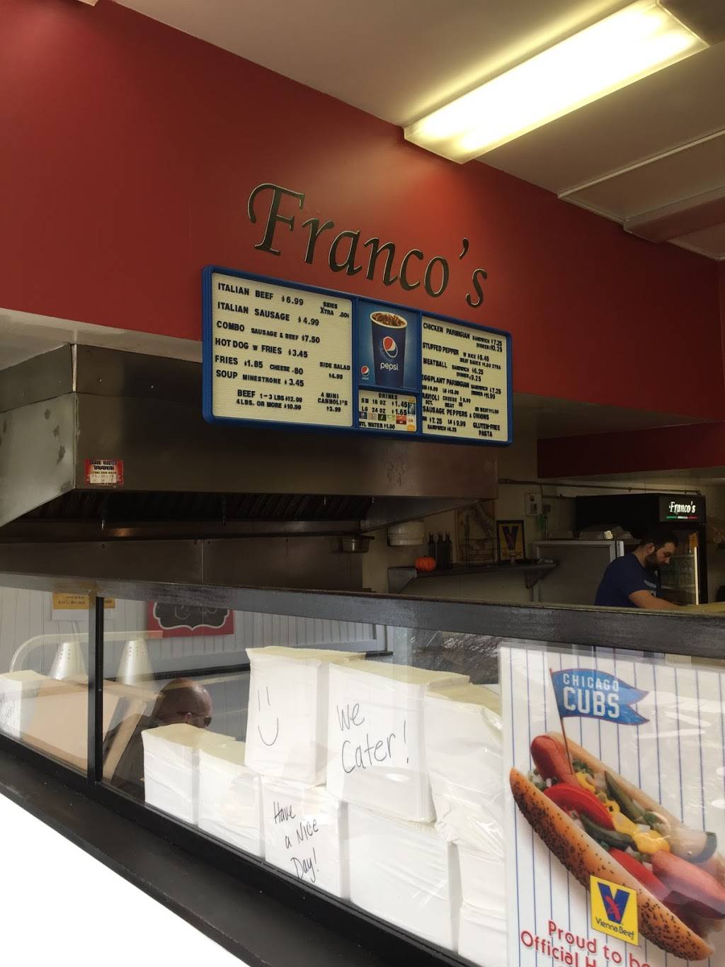 Francos of Naperville | restaurant | 821 E Chicago Ave, Naperville, IL 60540, USA | 6303642854 OR +1 630-364-2854