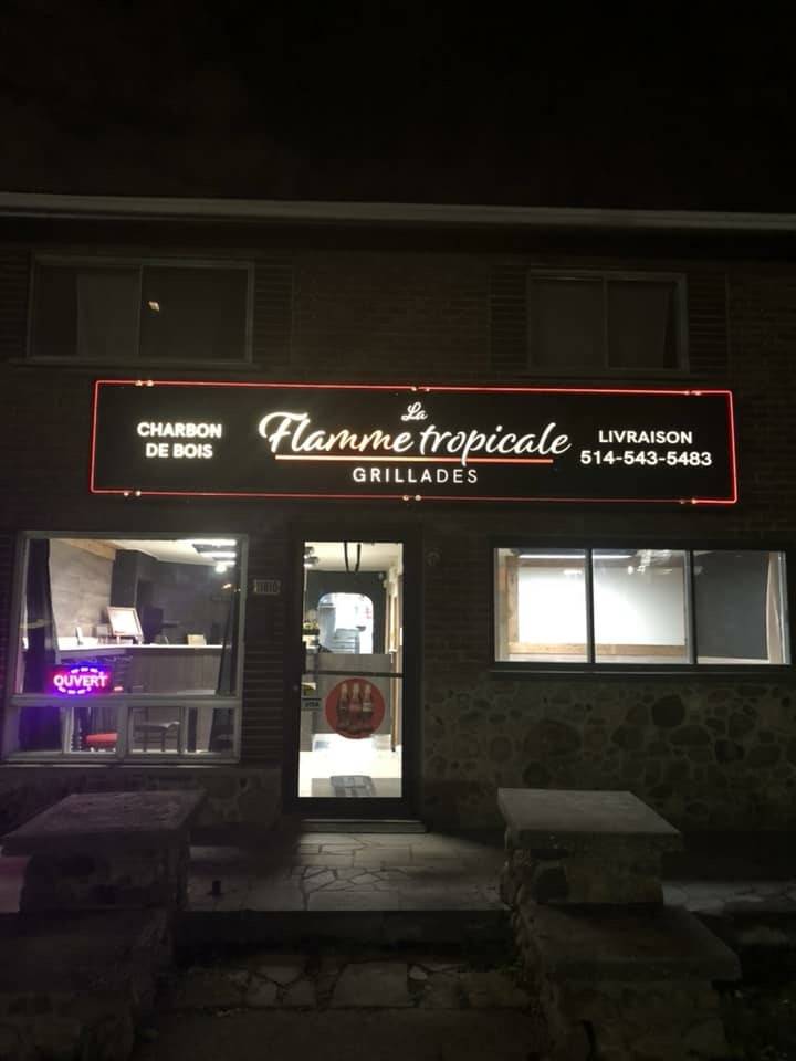 La Flamme Tropicale | restaurant | 11810 Boulevard Rivière-des-Prairies, Montréal, QC H1C 1P9, Canada | 5145435483 OR +1 514-543-5483