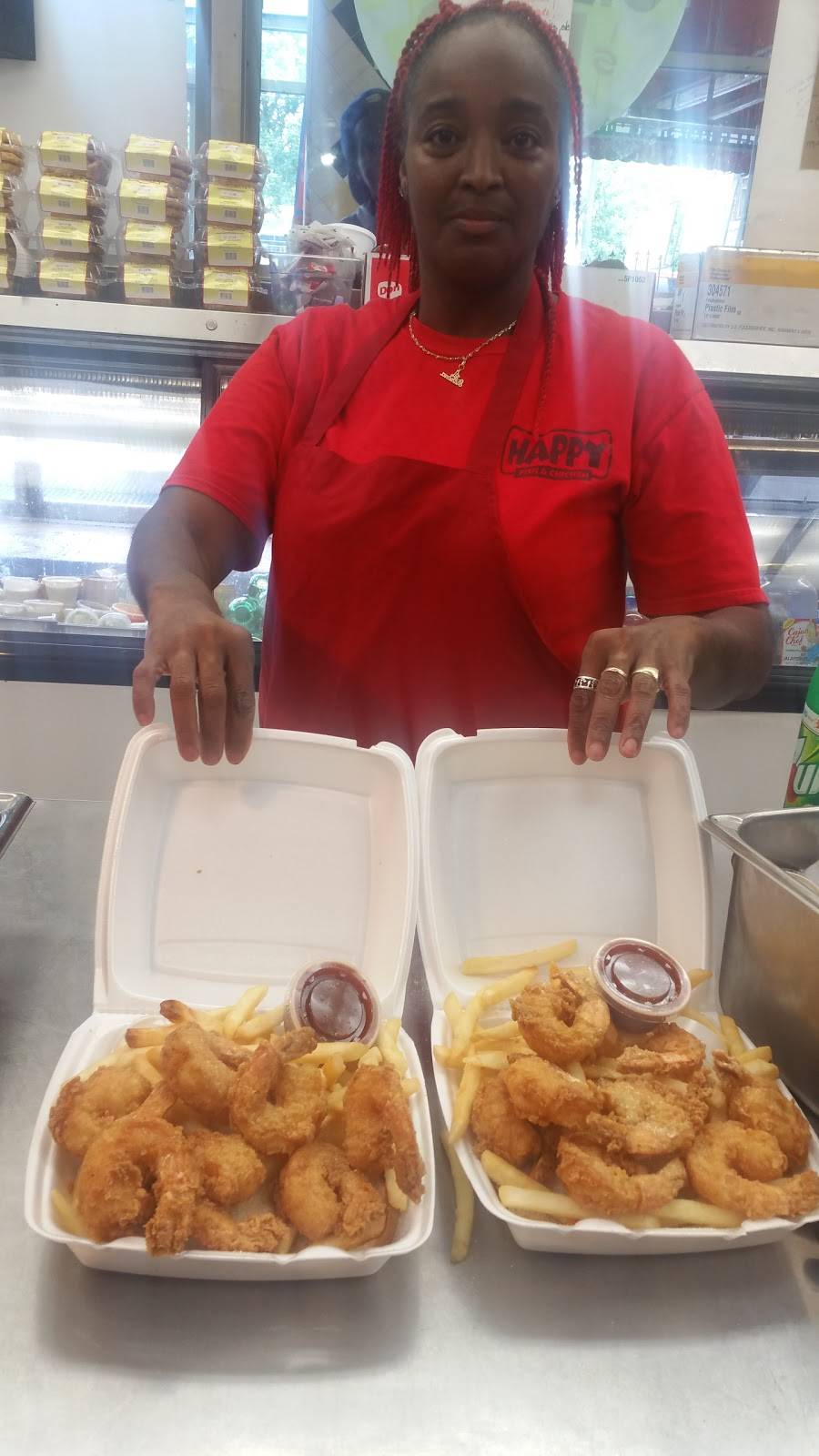 Happy Fish & Chicken | restaurant | 5 S Cicero Ave, Chicago, IL 60644, USA | 7733794444 OR +1 773-379-4444