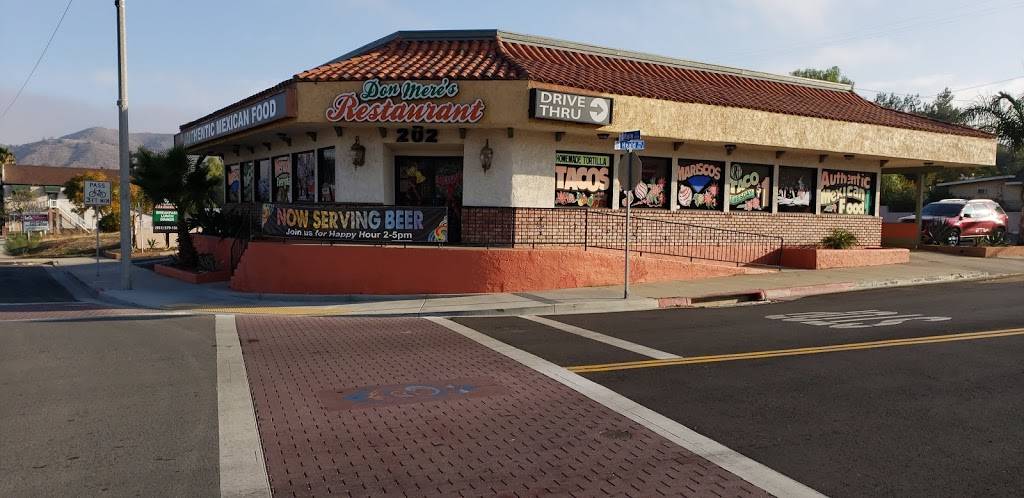 Don Meres Restaurant | restaurant | 202 N Main St, Lake Elsinore, CA 92530, USA | 9512285224 OR +1 951-228-5224