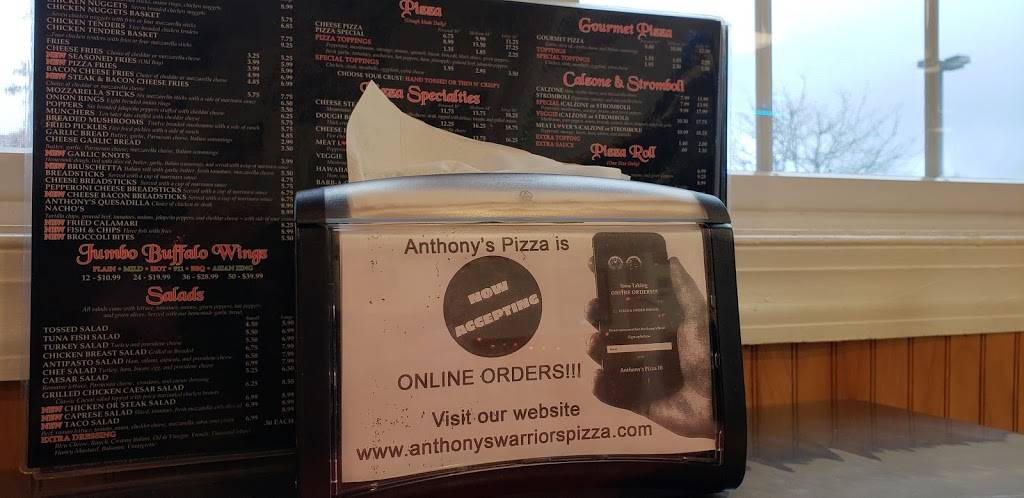 Anthonys Pizza III | restaurant | 161 Warrior Dr, Stephens City, VA 22655, USA | 5408699055 OR +1 540-869-9055