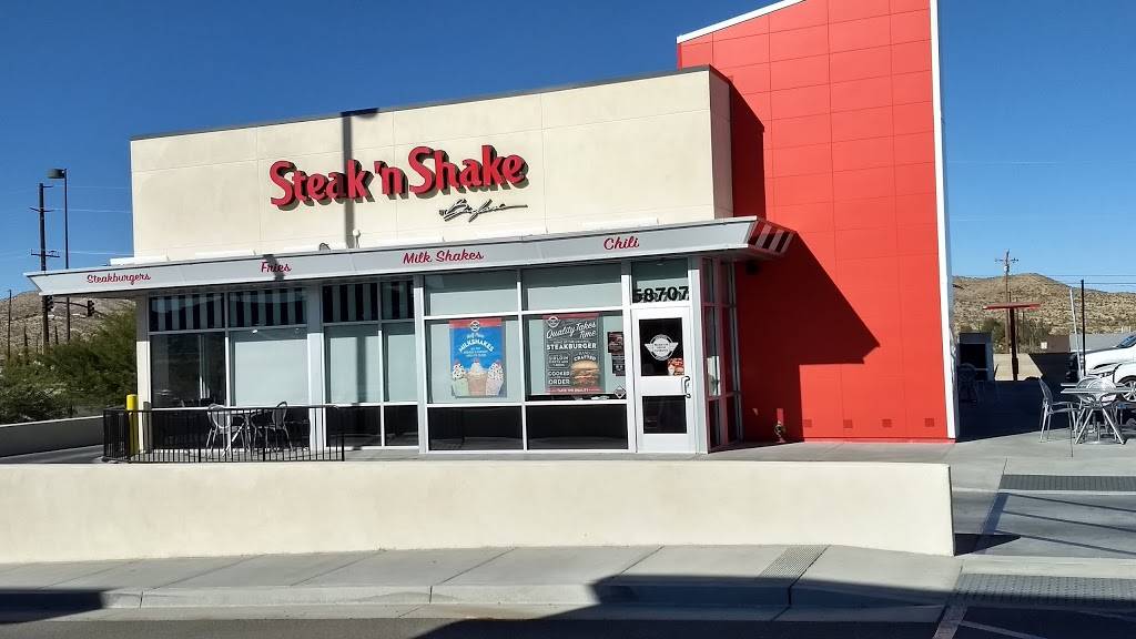 Steak n Shake | restaurant | 58707 Twentynine Palms Highway, Yucca Valley, CA 92284, USA | 7608201345 OR +1 760-820-1345