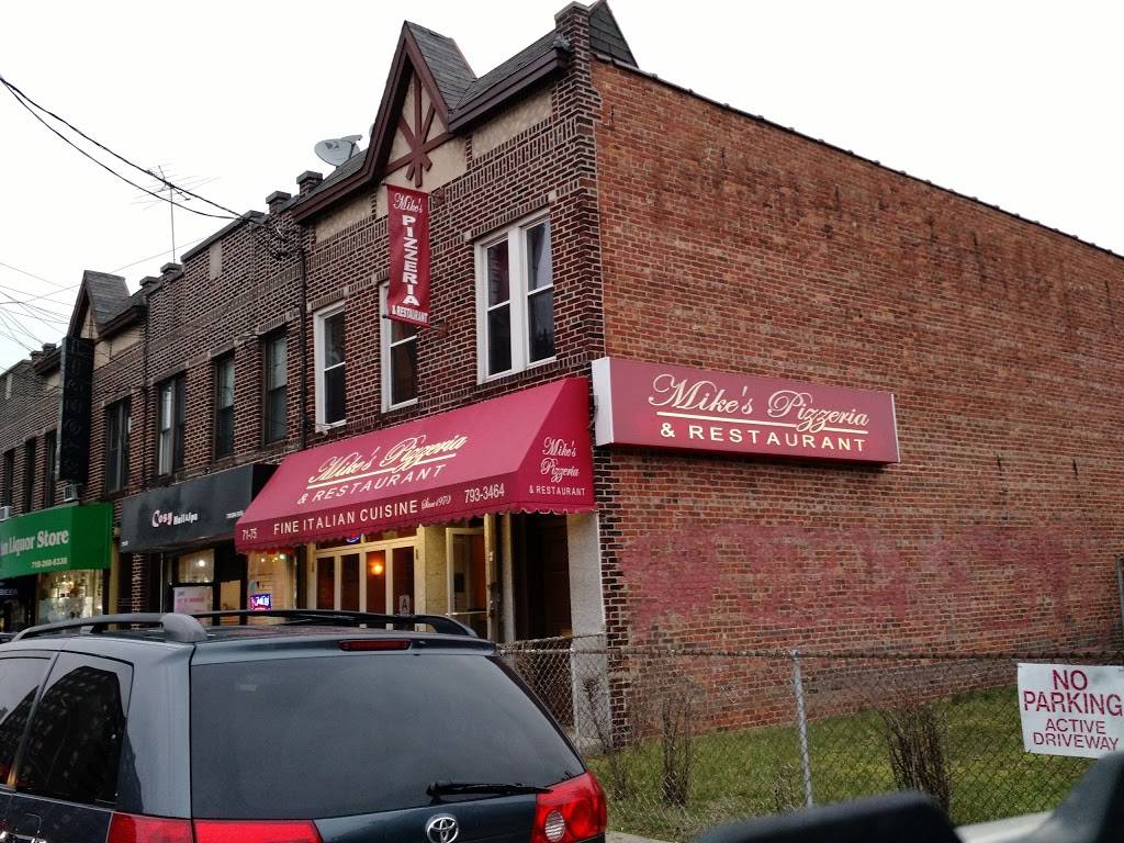 Mikes Pizzeria | meal delivery | 71-75 Yellowstone Blvd, Forest Hills, NY 11375, USA | 7187933464 OR +1 718-793-3464