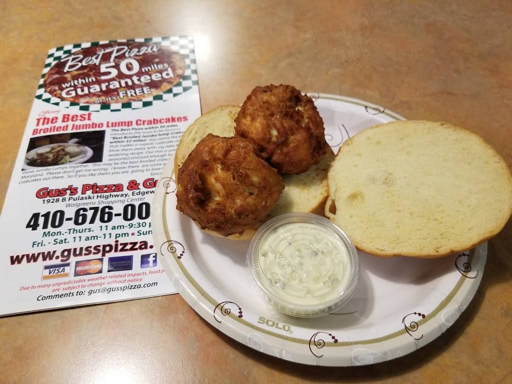 Guss Pizza & Grill | restaurant | 1928 Pulaski Hwy B, Edgewood, MD 21040, USA | 4106760060 OR +1 410-676-0060