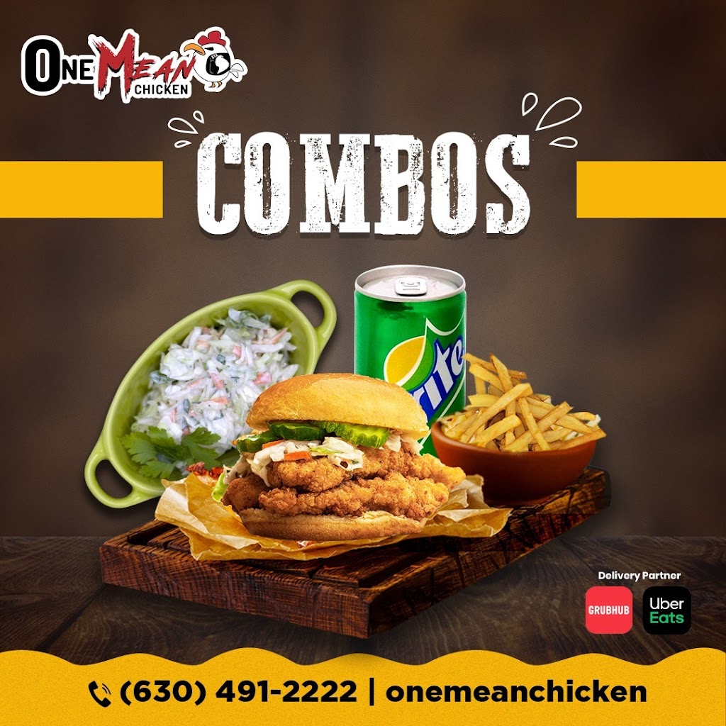 One Mean Chicken | restaurant | 776 Illinois Rte 59 Suite 166, Naperville, IL 60540, USA | 6304912222 OR +1 630-491-2222