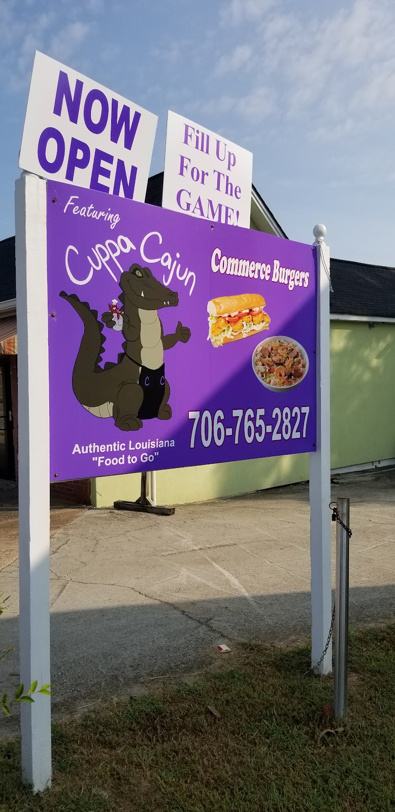 CUPPA CAJUN | restaurant | 788 S Broad St, Commerce, GA 30529, USA | 7067652827 OR +1 706-765-2827