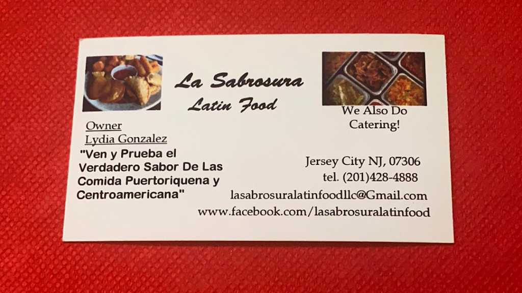 La Sabrosura Latin Food (Food-truck) | restaurant | 209 Plainfield Ave, Jersey City, NJ 07306, USA | 2014284888 OR +1 201-428-4888