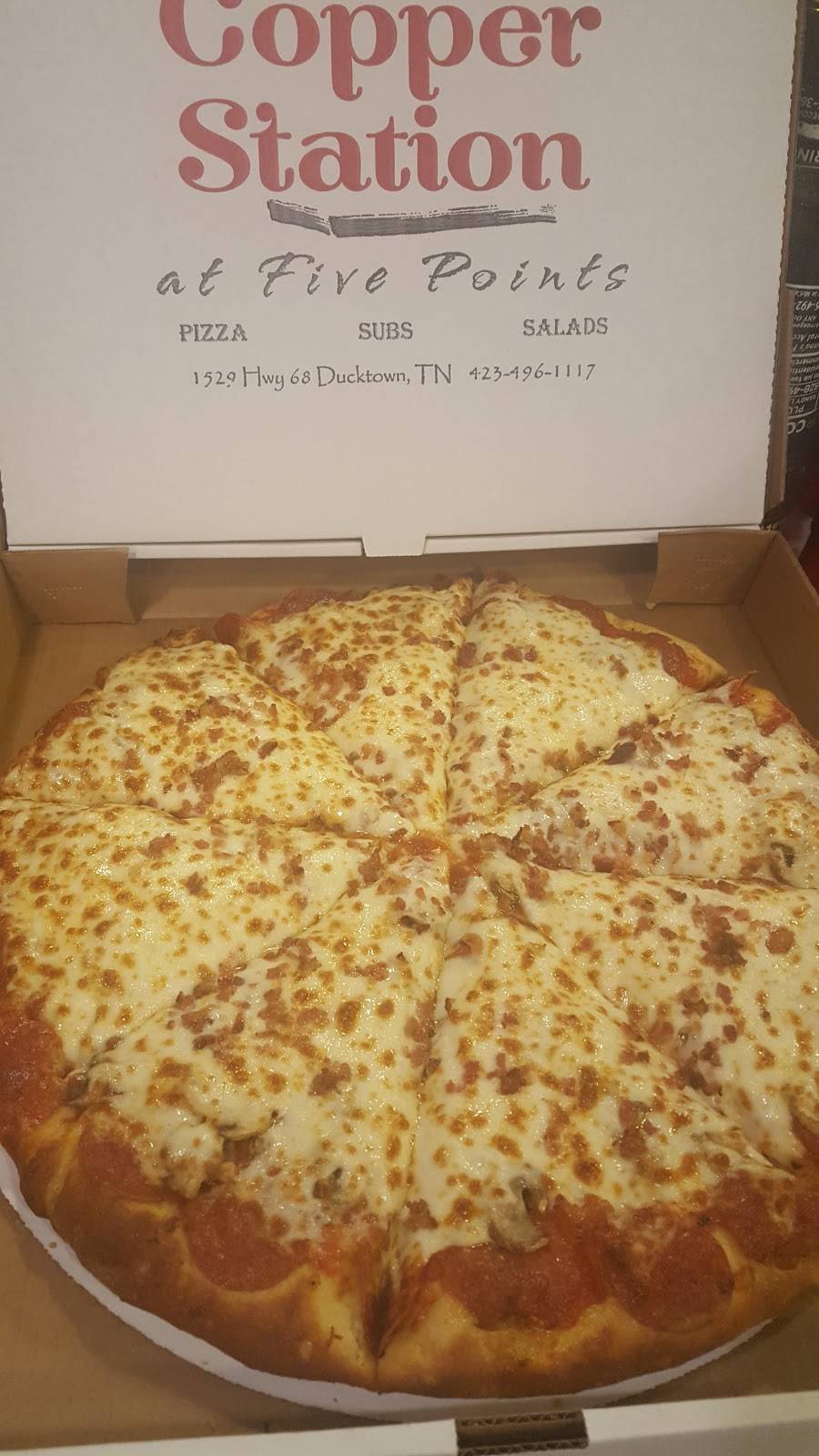 The Copper Station | restaurant | 1529 TN-68, Ducktown, TN 37326, USA | 4234961117 OR +1 423-496-1117