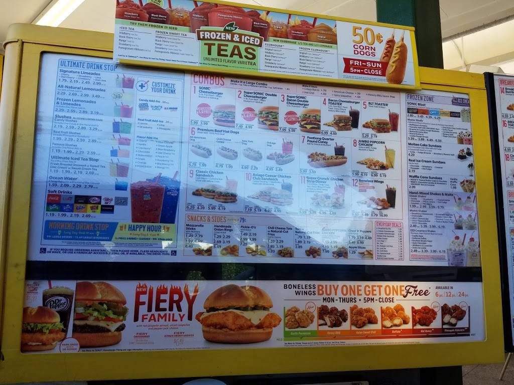 Sonic Drive-In | restaurant | 1829 E Main St, Prattville, AL 36067, USA | 3343614124 OR +1 334-361-4124