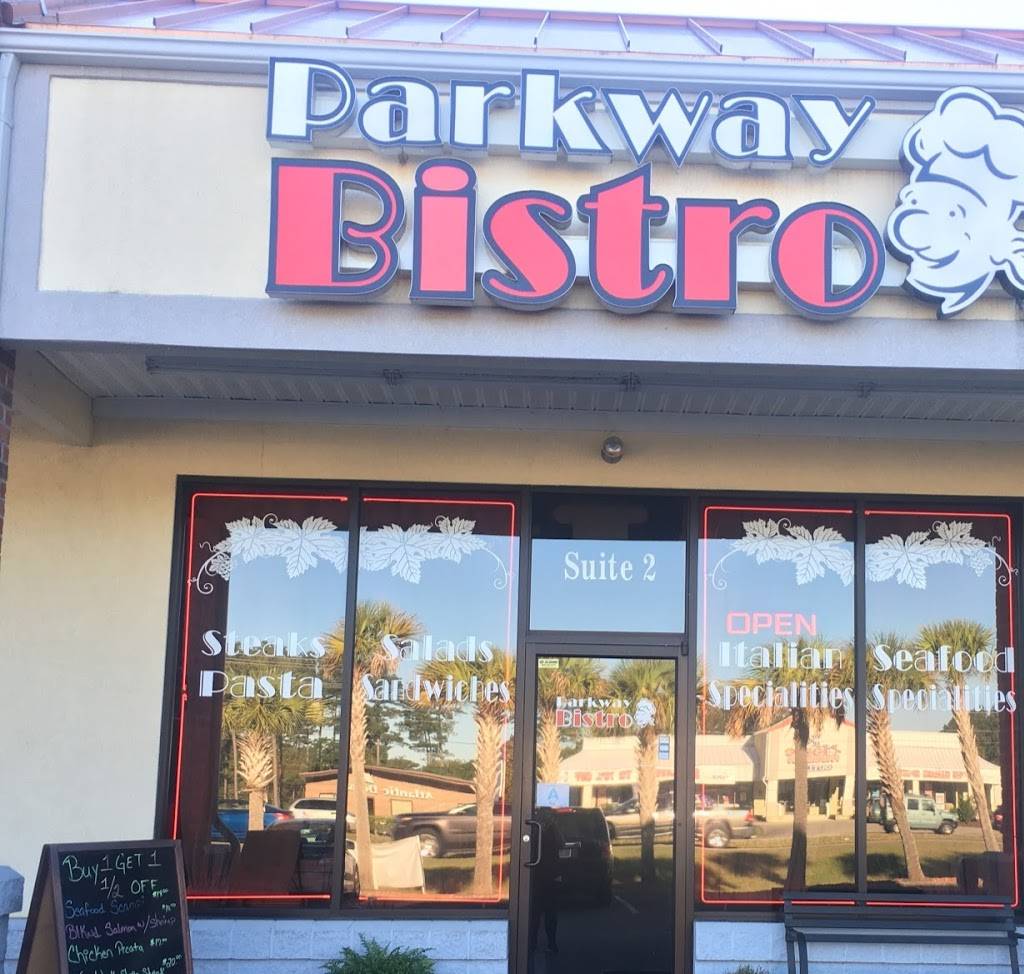 Parkway Bistro | restaurant | 2126 SC-9 ste d2, Longs, SC 29568, USA | 8433901276 OR +1 843-390-1276