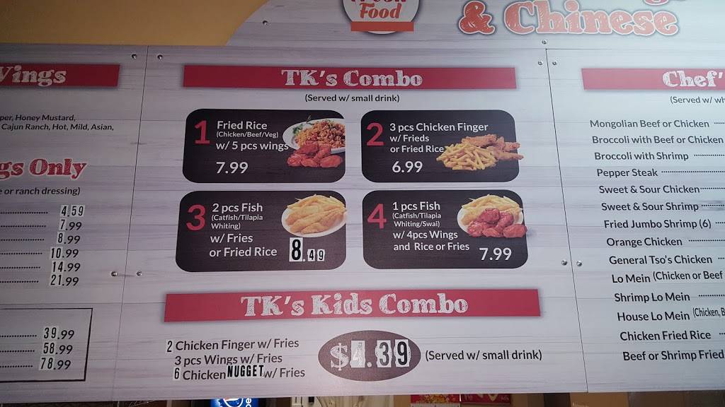 TK Chicken | restaurant | 1516 9th Ave N, Bessemer, AL 35020, USA | 2059976244 OR +1 205-997-6244