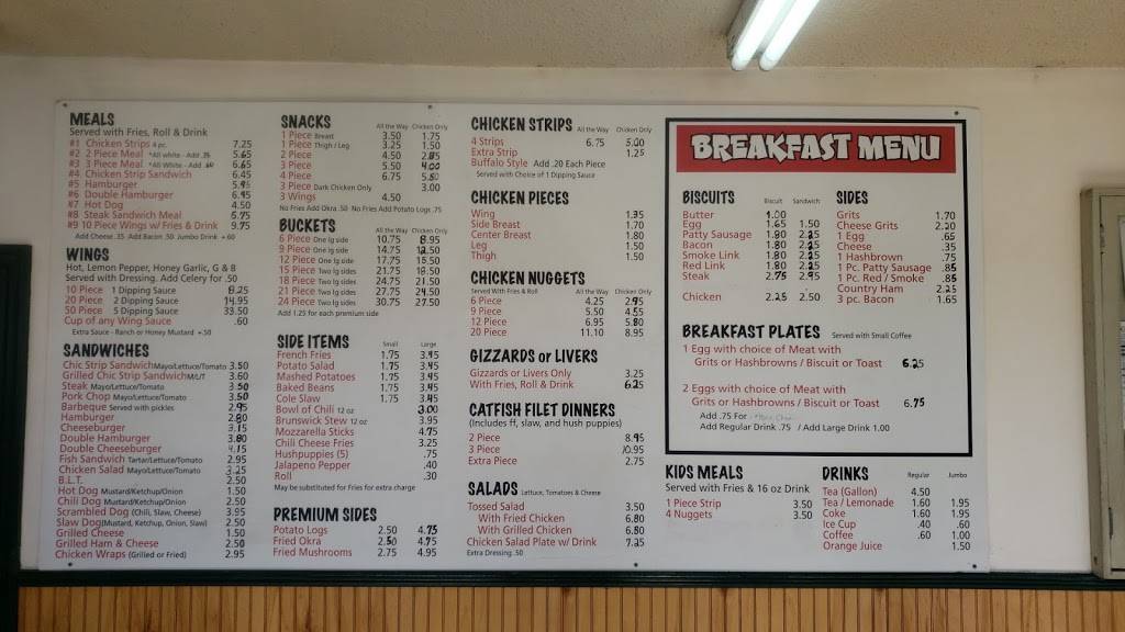 Big Chic | restaurant | 148 N, Washington Ave, Talbotton, GA 31827, USA | 7066658318 OR +1 706-665-8318