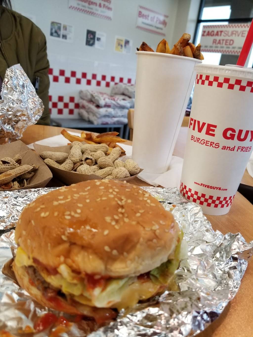 Five Guys | meal takeaway | 125 E Street Rd, Feasterville-Trevose, PA 19053, USA | 2153549055 OR +1 215-354-9055