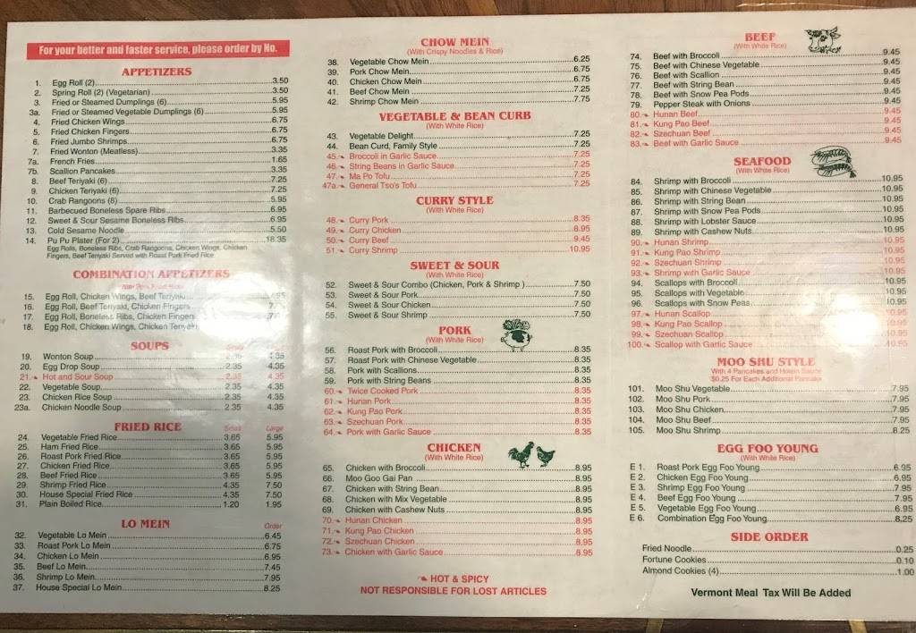 Yummy Wok | restaurant | 75 S Main St, Hardwick, VT 05843, USA | 8024728888 OR +1 802-472-8888