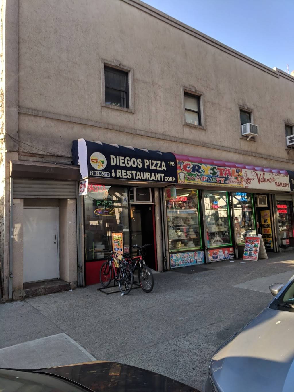 Diegos Pizza | restaurant | 1995 Jerome Ave, Bronx, NY 10453, USA | 7187163480 OR +1 718-716-3480
