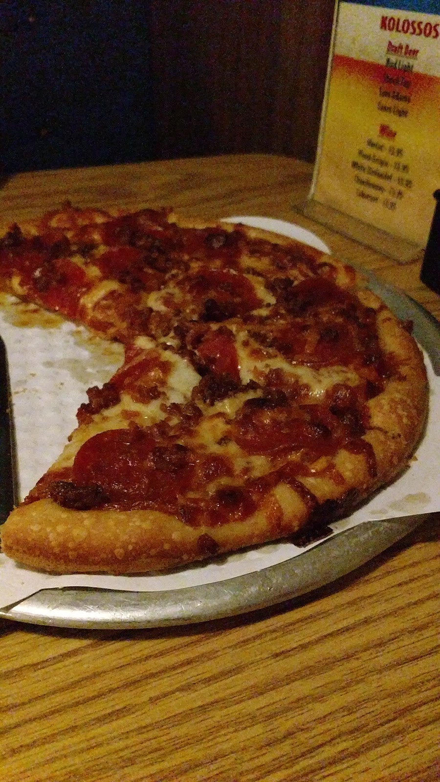 Kolossos Restaurant and Pizza | restaurant | 18 W Stafford Rd, Stafford Springs, CT 06076, USA | 8606844500 OR +1 860-684-4500