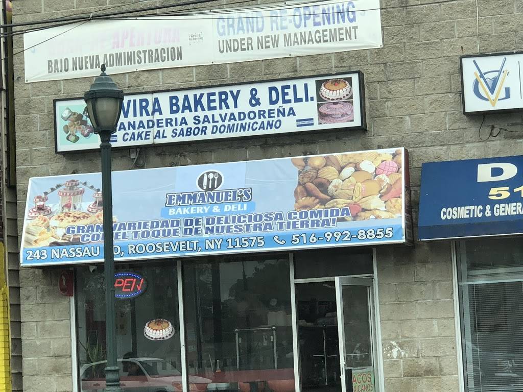 Emmanuel’s Bakery & Deli | bakery | 243 Nassau Rd, Roosevelt, NY 11575, USA | 5169928855 OR +1 516-992-8855