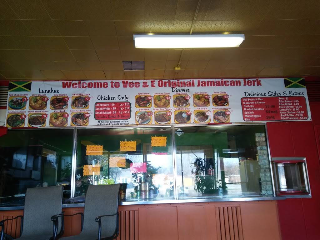 Vee and E Original Jamaican Jerk Chicken | restaurant | 3712 Grant St, Gary, IN 46408, USA | 2195122446 OR +1 219-512-2446