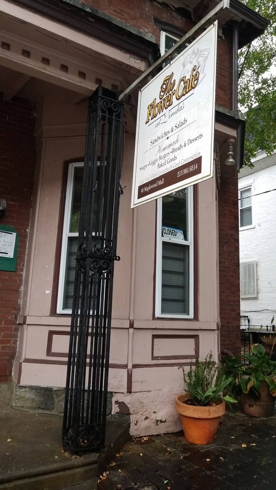 Flower Cafe At Lindas | cafe | 48 Maplewood Mall, Philadelphia, PA 19144, USA | 2154791885 OR +1 215-479-1885