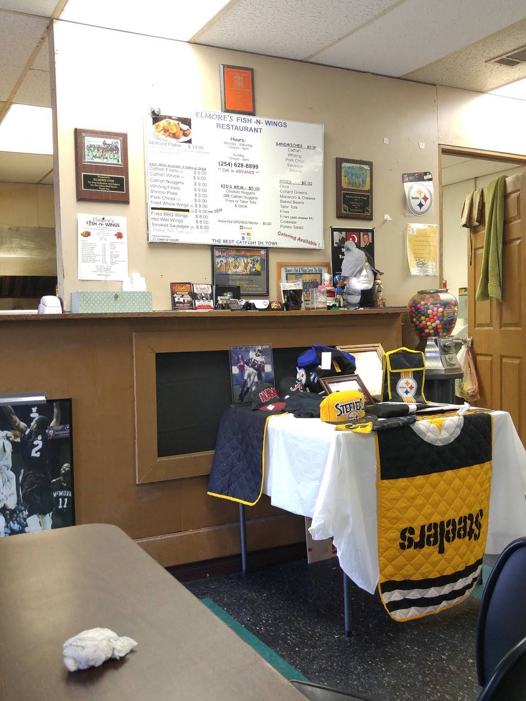 Elmores Fish & Wings | restaurant | 2711 E Veterans Memorial Blvd, Killeen, TX 76543, USA | 2546288899 OR +1 254-628-8899