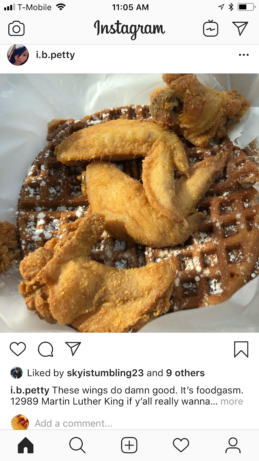 J 5 Chicken & Waffles | restaurant | 12989 Martin Luther King Blvd, Houston, TX 77048, USA | 3463207218 OR +1 346-320-7218