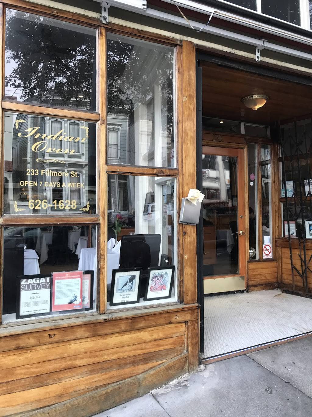 Indian Oven Restaurant | restaurant | 233 Fillmore St, San Francisco, CA 94117, USA | 4156261628 OR +1 415-626-1628