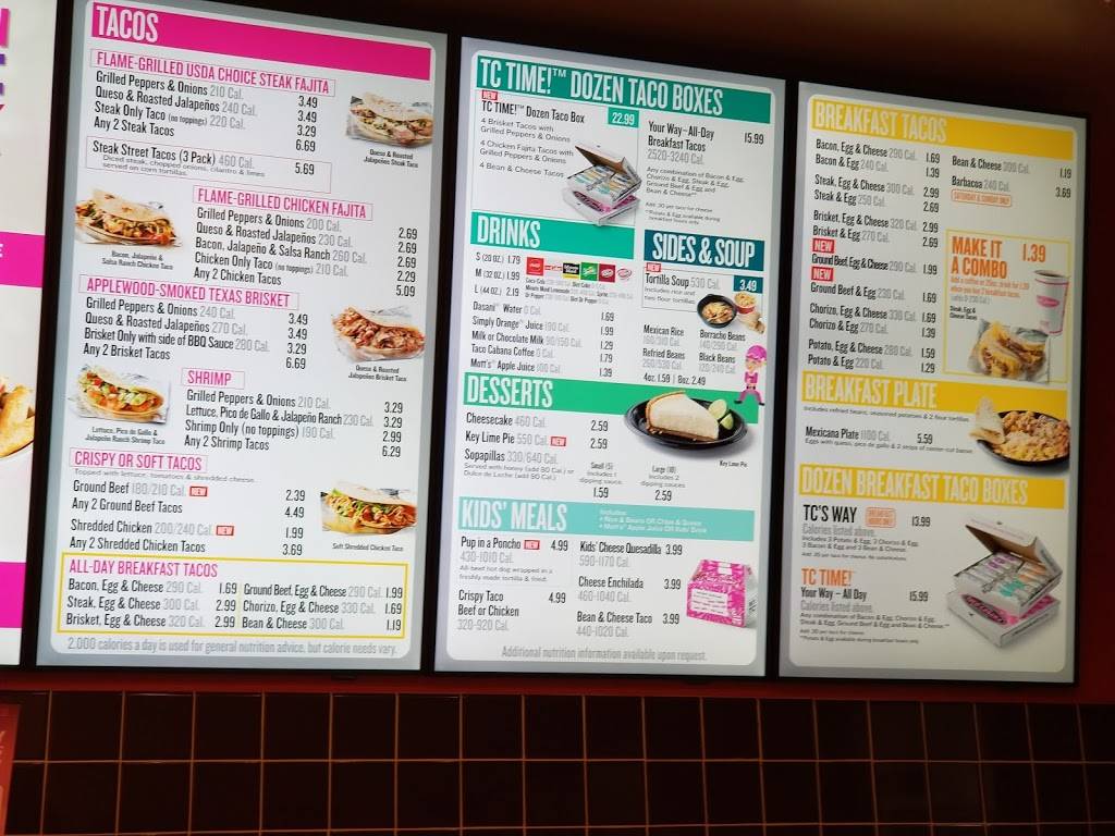 Taco Cabana | restaurant | 1241 FM148, Terrell, TX 75160, USA | 9723461856 OR +1 972-346-1856