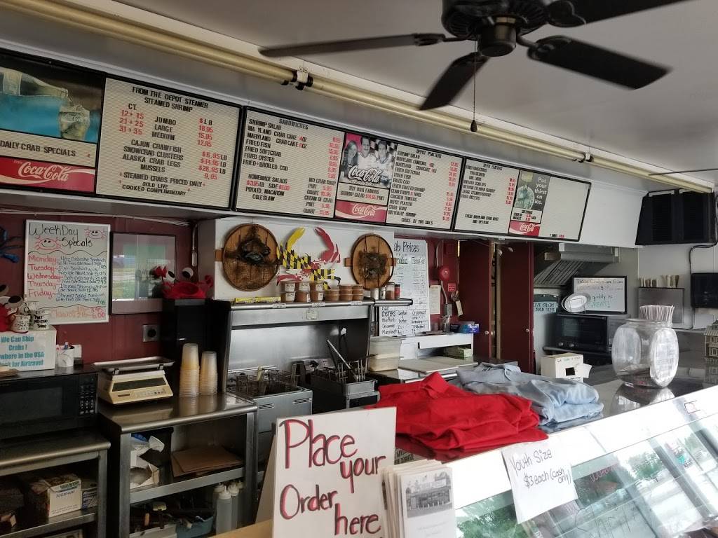 Crab Depot | meal takeaway | 5717 Ritchie Hwy, Brooklyn Park, MD 21225, USA | 4107896722 OR +1 410-789-6722
