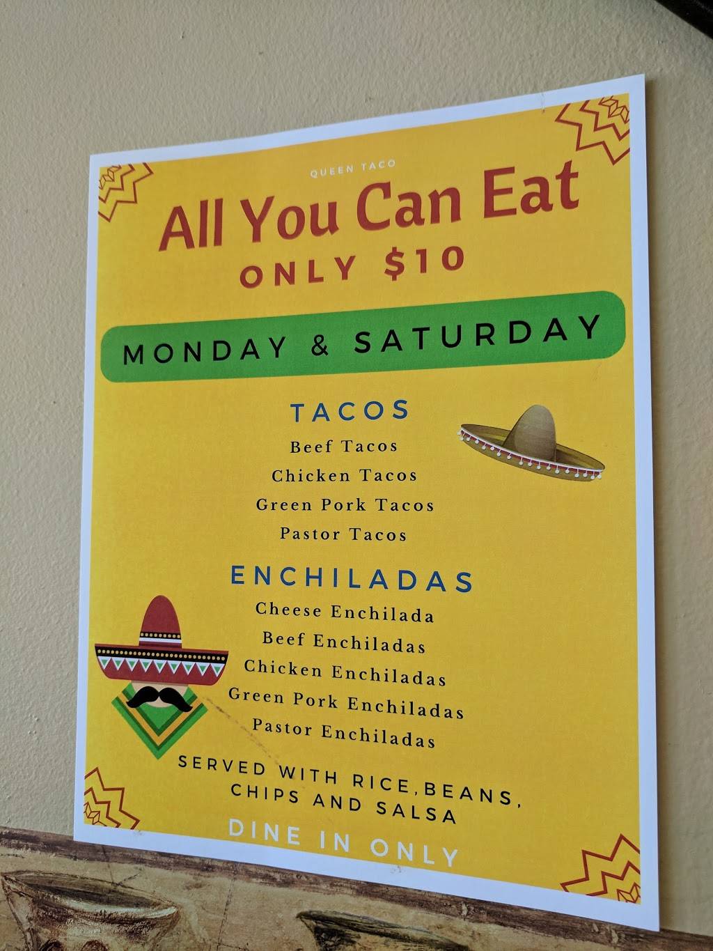 Queen Taco | restaurant | 11721 East 23rd St S, Independence, MO 64050, USA | 8162524858 OR +1 816-252-4858