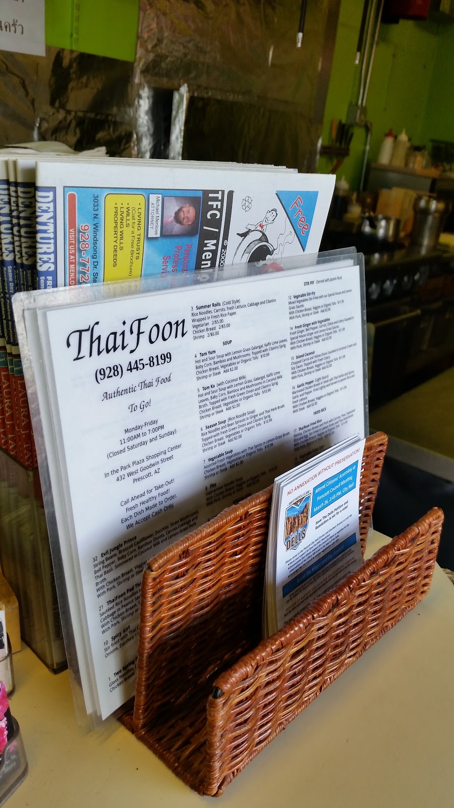 Thaifoon | restaurant | 432 W Goodwin St, Prescott, AZ 86303, USA | 9284458199 OR +1 928-445-8199