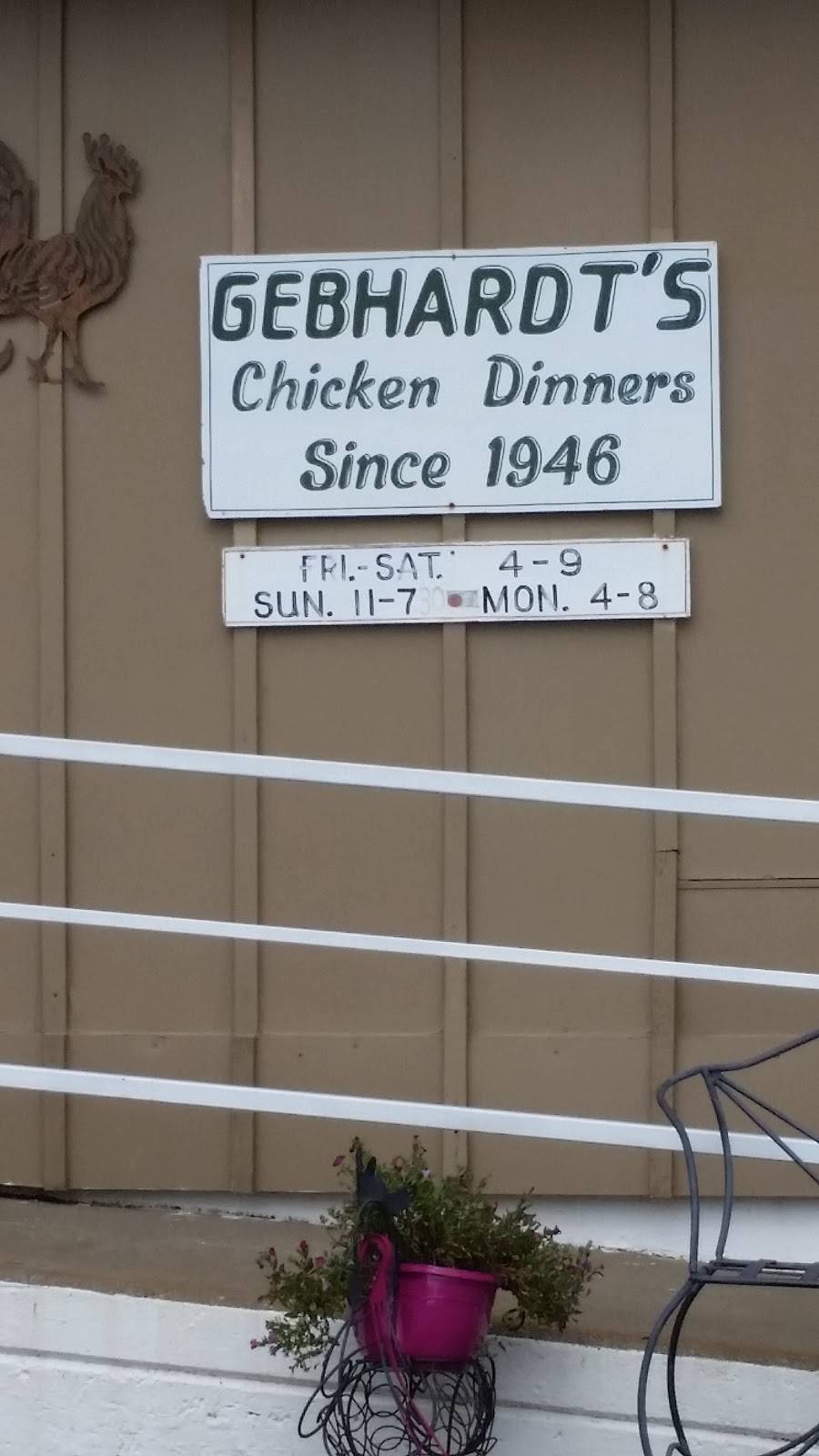 Gebhardts Chicken Dinners | restaurant | 124 N 260th St, Mulberry, KS 66756, USA | 6207643451 OR +1 620-764-3451