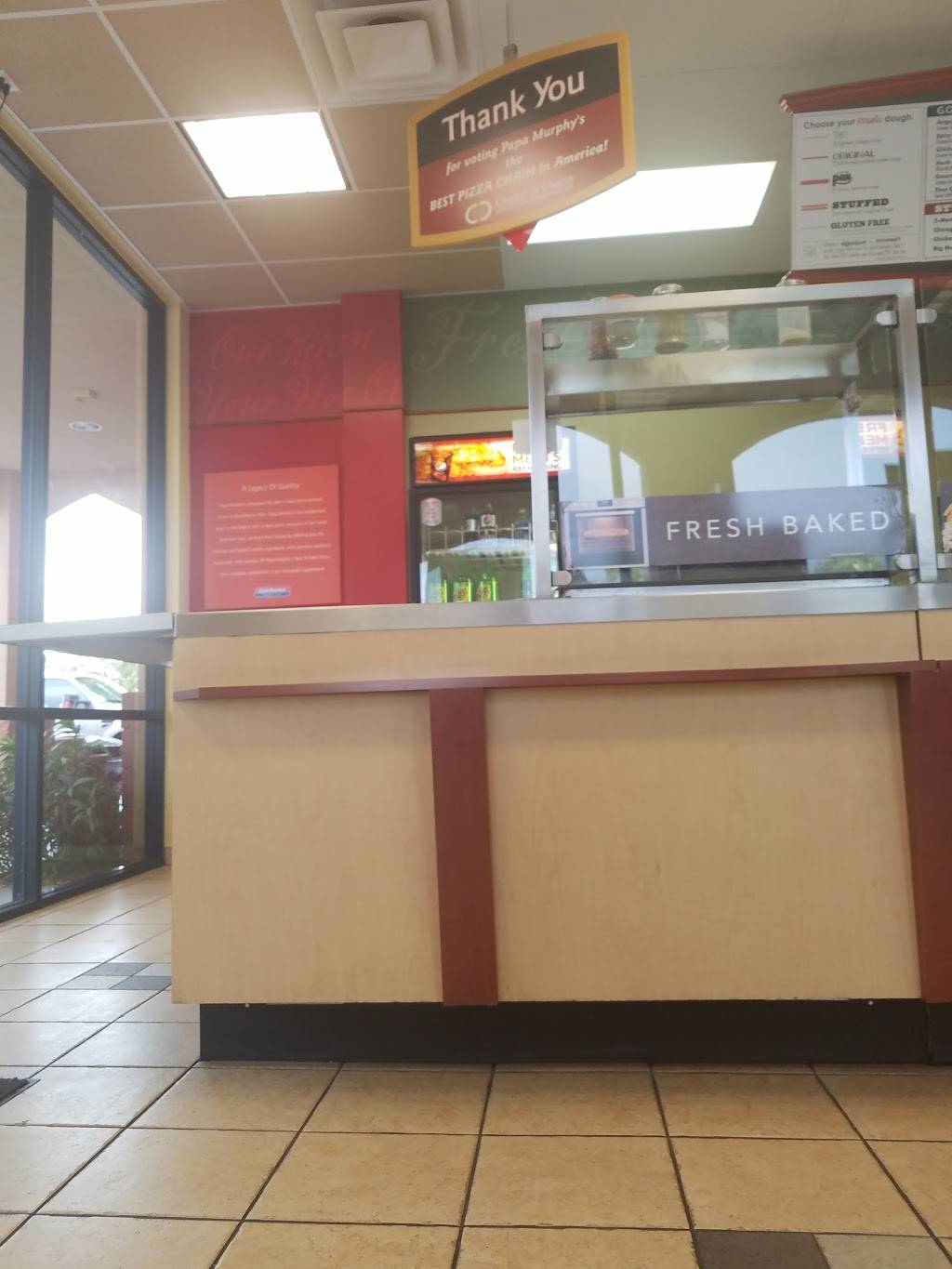Papa Murphys Take N Bake Pizza | meal takeaway | 1385 E Warner Rd #104, Gilbert, AZ 85296, USA | 4806327171 OR +1 480-632-7171