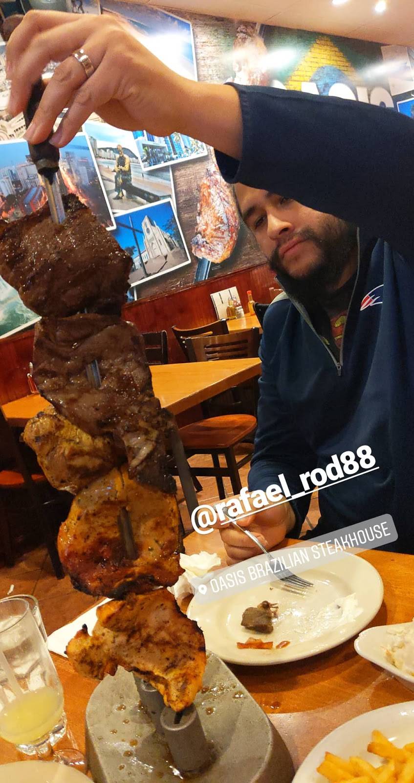 Oasis Brazilian Restaurant | restaurant | 373 Main St, Medford, MA 02155, USA | 7813968337 OR +1 781-396-8337