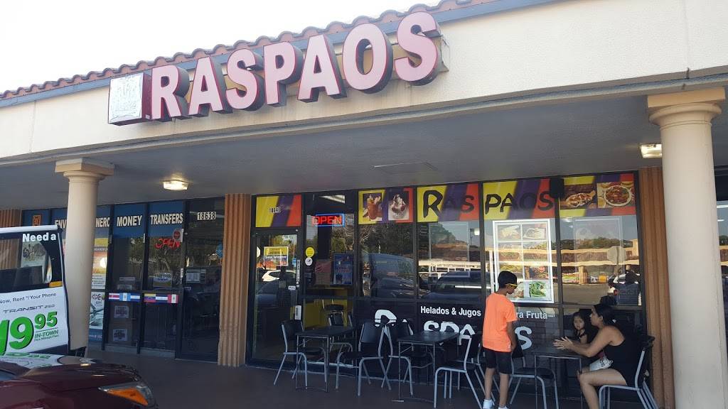Raspaos | restaurant | 18640 67th Ave, Hialeah, FL 33015, USA | 3056232033 OR +1 305-623-2033