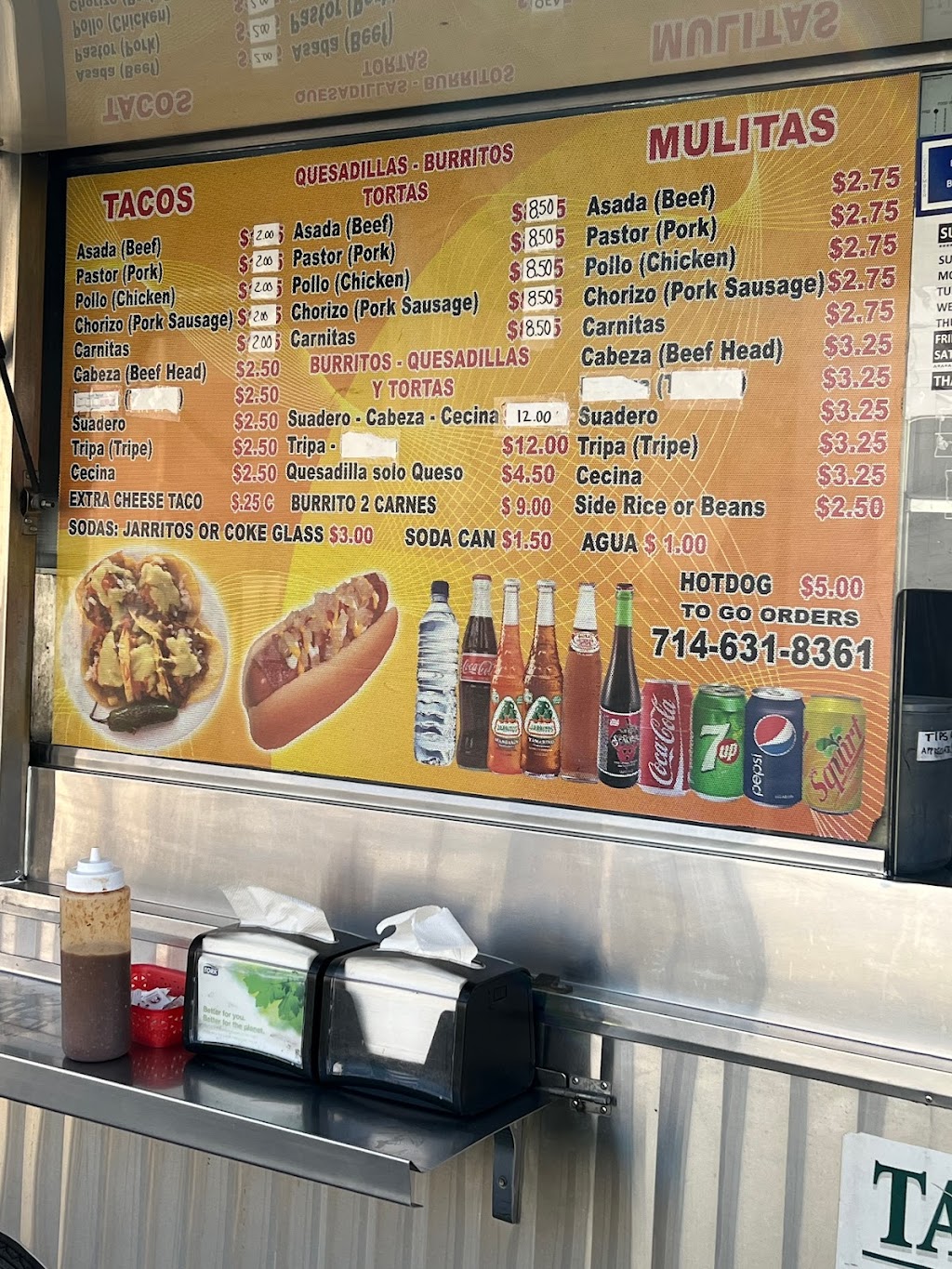Tacos Diaz Food Truck | restaurant | 6940 S Knott Ave A, Buena Park, CA 90621, USA | 5628247194 OR +1 562-824-7194