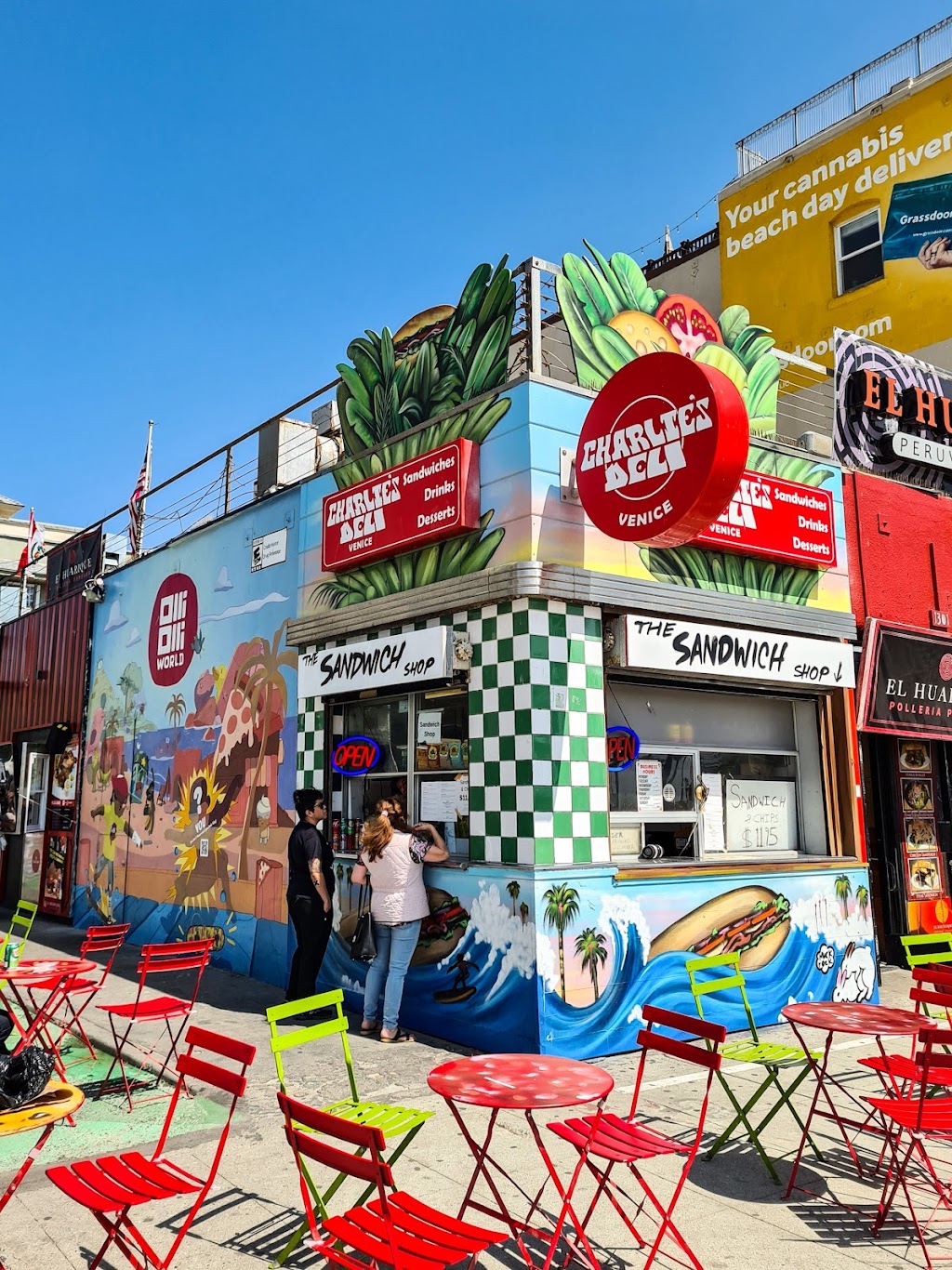 Charlies Deli Venice Beach | restaurant | 1301 Ocean Front Walk #1, Venice, CA 90291, USA | 3237863354 OR +1 323-786-3354