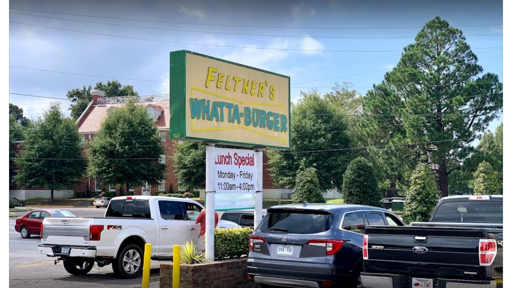 Feltners Whatta-Burger | restaurant | 1410 N Arkansas Ave, Russellville, AR 72801, USA | 4799681410 OR +1 479-968-1410