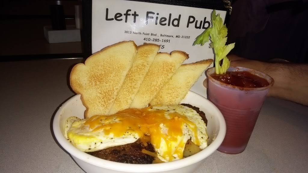 Left Field Pub | restaurant | 3813 North Point Blvd, Dundalk, MD 21222, USA | 4108887531 OR +1 410-888-7531