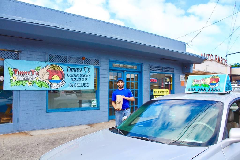 Timmy Ts Gourmet Grinders | restaurant | 60 Kihapai St, Kailua, HI 96734, USA | 8082633333 OR +1 808-263-3333