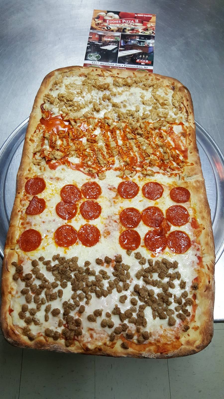 Eddies Pizza II | restaurant | 6227 Westfield Ave, Pennsauken Township, NJ 08110, USA | 8564863534 OR +1 856-486-3534