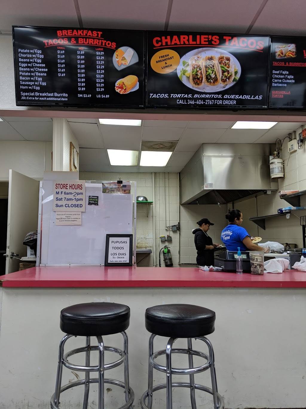 Charlies Taco | restaurant | 12408 S Kirkwood Rd, Stafford, TX 77477, USA | 3464042767 OR +1 346-404-2767