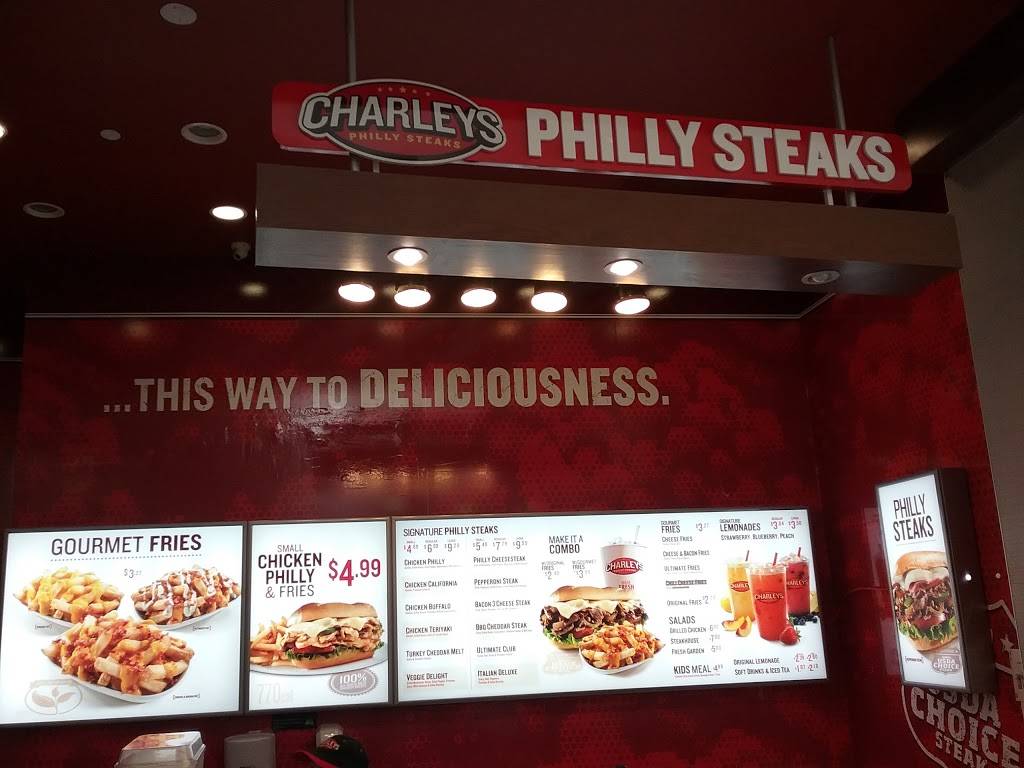 Charleys Philly Steaks | restaurant | 8201 S Tamiami Trail FC7, Sarasota, FL 34238, USA | 9419239888 OR +1 941-923-9888