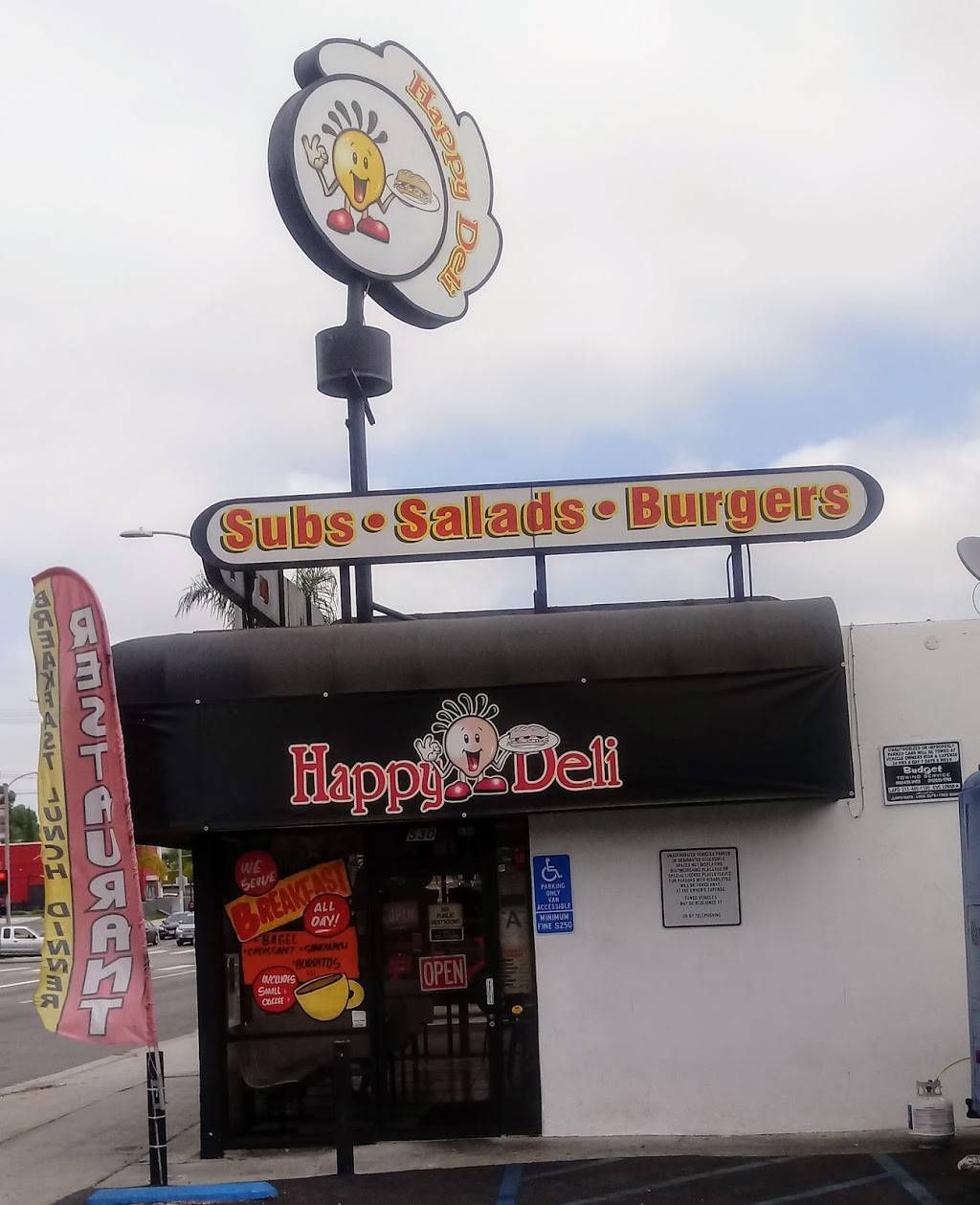 Happy Deli | restaurant | 530 S Gaffey St, San Pedro, CA 90731, USA | 4243640319 OR +1 424-364-0319