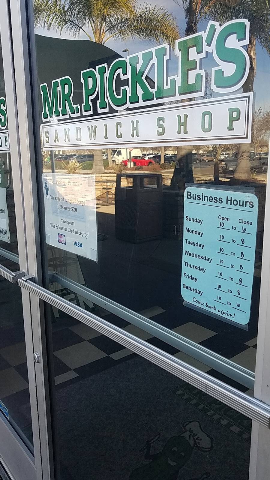 Mr. Pickles Sandwich Shop | meal takeaway | 3801 Pelandale Ave A13, Modesto, CA 95356, USA | 2095245754 OR +1 209-524-5754